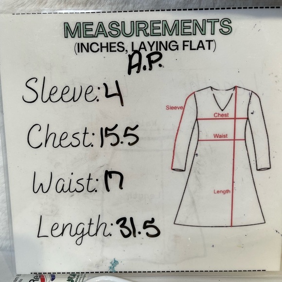 Adrianna Papell Womens 4P Burnt Orange Chevron Mini Dress Lined Pockets Pullover - Picture 15 of 16